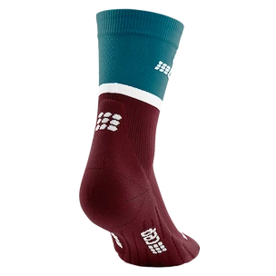 Herren Kompressionssocken  CEP  4.0 Petrol/Dark Red