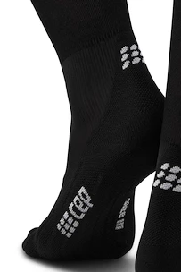 Herren-Kompressionssocken CEP  RECOVERY Black/Black