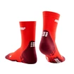 Herren Kompressionssocken  CEP  Ultralight Lava/Dark Red