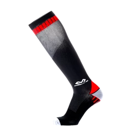 Herren Kompressionssocken McDavid Elite Active Compression Socks Black/Scarlet