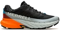 Herren Laufschuhe Merrell  Agility Peak 5 Black/Tangerine  UK 9,5