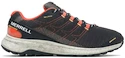 Herren Laufschuhe Merrell  Fly Strike Black/Tangerine  UK 9,5