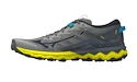 Herren Laufschuhe Mizuno Wave Daichi 7 Ghost Gray/Ombre Blue/Bolt 2 (Neon)