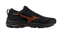 Herren Laufschuhe Mizuno Wave Rider Gtx Black/Nasturtium/Carrot Curl