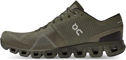 Herren Laufschuhe On  Cloud X Olive/Fir