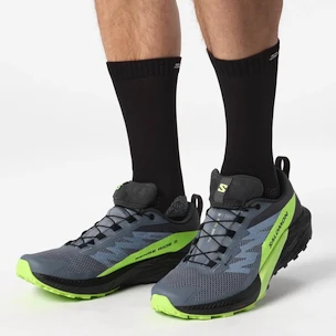 Herren Laufschuhe Salomon  GTX Flint/Black/Grgeck  UK 11