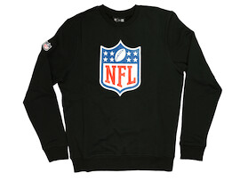 Herren New Era NFL Team Logo Crew Schwarz Sweatshirt