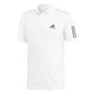 Herren Polo Shirt adidas Club 3STR Polo White