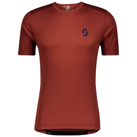 Herren Radtrikot Scott Endurance 10 S/Sl Rust Red/Midnight Blue