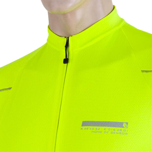 Herren Radtrikot  Sensor  Cyklo Entry Neon Yellow