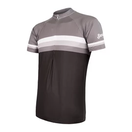 Herren Radtrikot Sensor Cyklo Summer Stripe Black/Grey