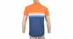 Herren Radtrikot Sensor  Cyklo Summer Stripe Blue/Orange