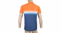 Herren Radtrikot  Sensor  Cyklo Summer Stripe Blue/Orange