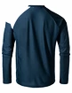 Herren Radtrikot VAUDE  Moab VI Longsleeve Dark sea