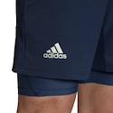 Herren Shorts adidas 2in1 Short Heat.RDY Dark Blue - Gr. L