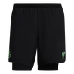 Herren Shorts adidas  Adizero Two-In-One Black