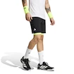 Herren Shorts adidas  Club 2In1 Short Black/Lucid Lemon