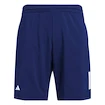 Herren Shorts adidas  Club 3 Stripes Short Dark Blue XXL