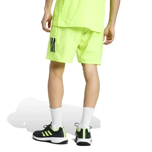 Herren Shorts adidas  Club 3 Stripes Short Lucid Lemon M