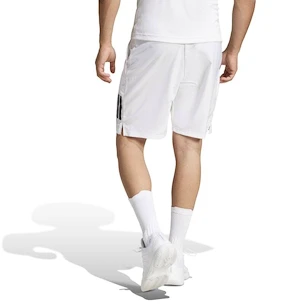 Herren Shorts adidas  Club 3 Stripes Short White L