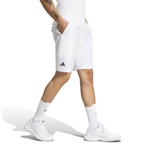 Herren Shorts adidas  Club 3 Stripes Short White L