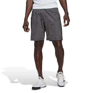 Herren Shorts adidas  Club Graphic Short Grey