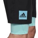 Herren Shorts adidas  Paris 2 in 1 Short Carbon
