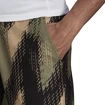 Herren Shorts adidas  Printed Short 7'' Primeblue Orbit Green