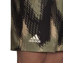Herren Shorts adidas  Printed Short 7'' Primeblue Orbit Green