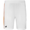 Herren Shorts Babolat  Play Short Men White/Orange