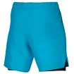 Herren Shorts Mizuno  7.5 2in1 Short Algiers Blue