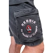 Herren Shorts Nebbia NEBBIA x OLYMPIA Washed Loose Fit Cargo Shorts LEGACY 787 black