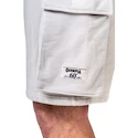 Herren Shorts Nebbia NEBBIA x OLYMPIA Washed Loose Fit Cargo Shorts LEGACY 787 light grey