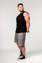Herren Shorts Nebbia  Washed-off Gym Sweatshorts NO BS 367 Light Grey