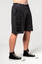 Herren Shorts Nebbia  Washed-off Gym Sweatshorts NO BS Black L