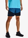 Herren Shorts Under Armour  Knit Woven Hybrid Shorts-BLU