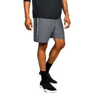 Herren Shorts Under Armour  Woven Graphic Wordmark Short Grey S