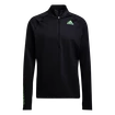 Herren T-Shirt adidas  Adizero Warm 1/2 Zip LS Black