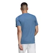 Herren T-Shirt adidas  Club 3-Stripe Blue