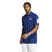 Herren T-Shirt adidas  Club 3 Stripes Polo Dark Blue
