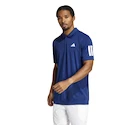 Herren T-Shirt adidas  Club 3 Stripes Polo Dark Blue