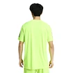 Herren T-Shirt adidas  Club 3 Stripes Tee Lucid Lemon