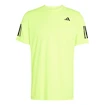 Herren T-Shirt adidas  Club 3 Stripes Tee Lucid Lemon