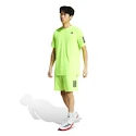 Herren T-Shirt adidas  Club 3 Stripes Tee Lucid Lemon