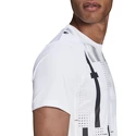 Herren T-Shirt adidas  Club Graphic Tee White