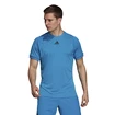 Herren T-Shirt adidas  Freelift T-Shirt Primeblue Sonic Aqua