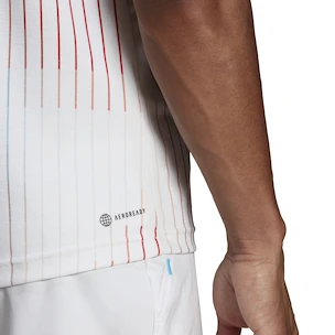 Herren T-Shirt adidas  Melbourne Freelift Polo White