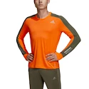 Herren T-Shirt adidas Own The Run LS Tee orange