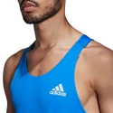 Herren T-Shirt adidas Own The Run Singlet Blue Rush