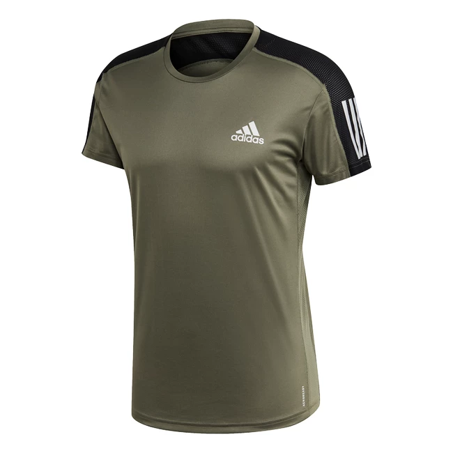 Herren T Shirt adidas Own The Run Tee olivgr n